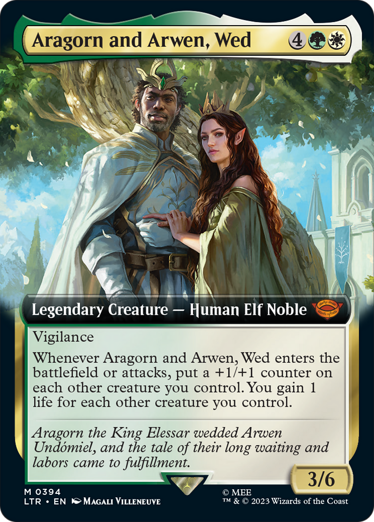 Aragorn and Arwen, Wed (Extended Art) [The Lord of the Rings: Tales of Middle-Earth] | Pegasus Games WI