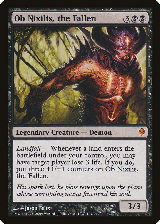 Ob Nixilis, the Fallen [Zendikar] | Pegasus Games WI