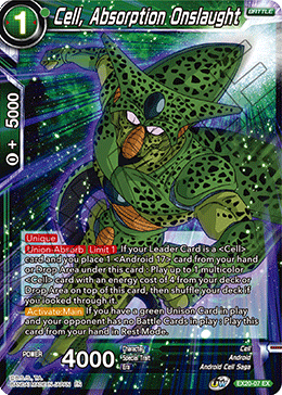 Cell, Absorption Onslaught (EX20-07) [Ultimate Deck 2022] | Pegasus Games WI