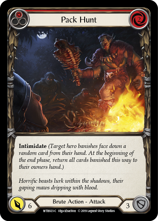 Pack Hunt (Red) [WTR023-C] Alpha Print Normal | Pegasus Games WI