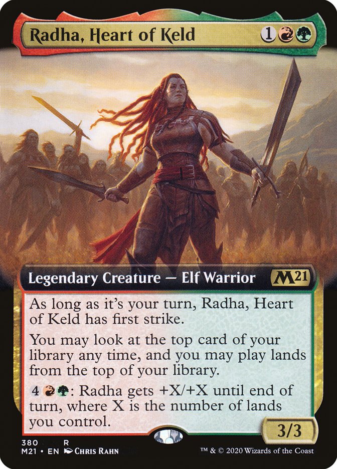 Radha, Heart of Keld (Extended Art) [Core Set 2021] | Pegasus Games WI