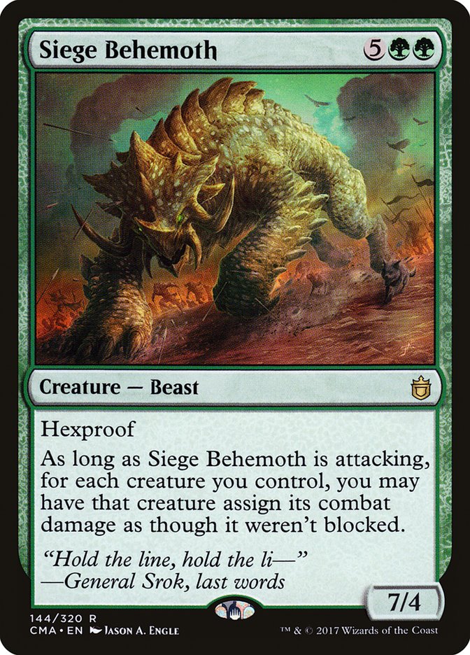Siege Behemoth [Commander Anthology] | Pegasus Games WI