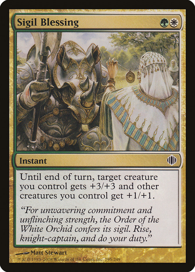 Sigil Blessing [Shards of Alara] | Pegasus Games WI