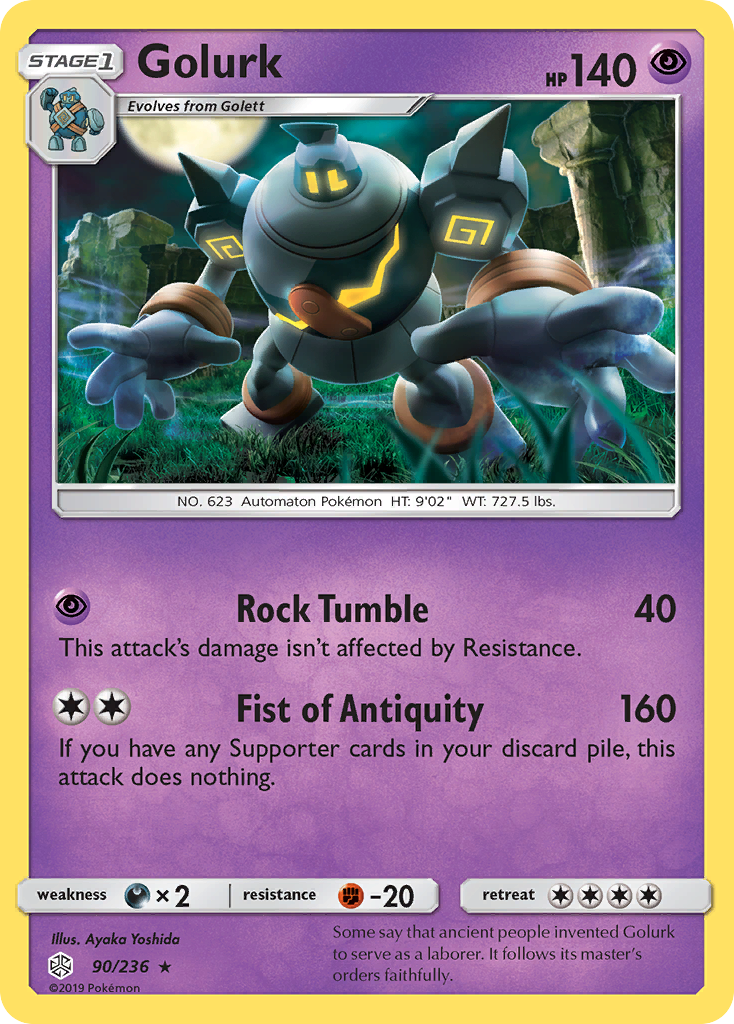 Golurk (90/236) [Sun & Moon: Cosmic Eclipse] | Pegasus Games WI