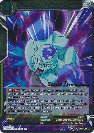 Ironclad Defense Frost (Assault of the Saiyans) [BT7-086_PR] | Pegasus Games WI