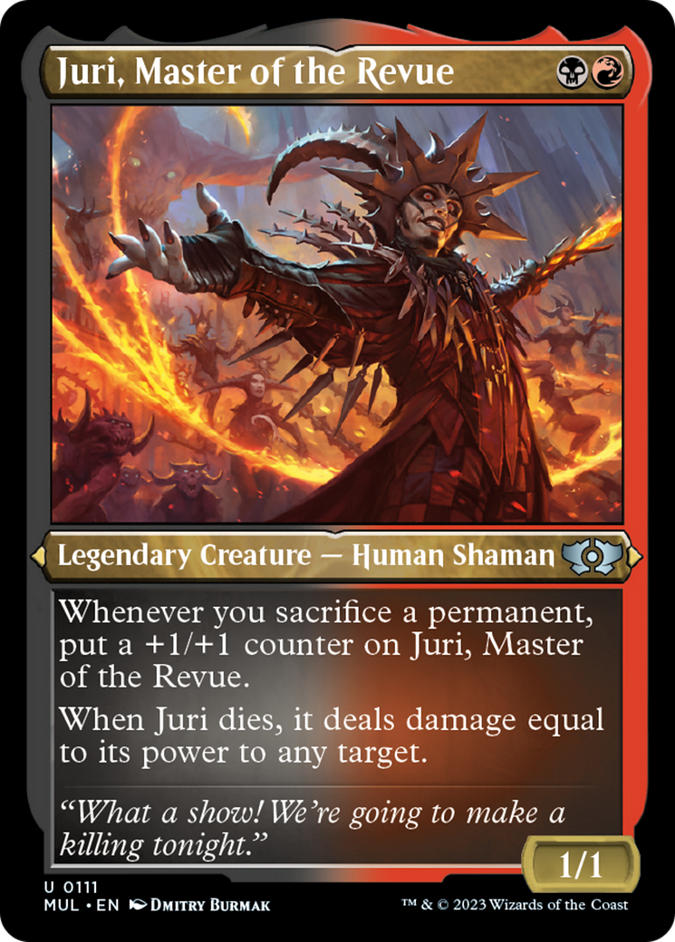 Juri, Master of the Revue (Foil Etched) [Multiverse Legends] | Pegasus Games WI