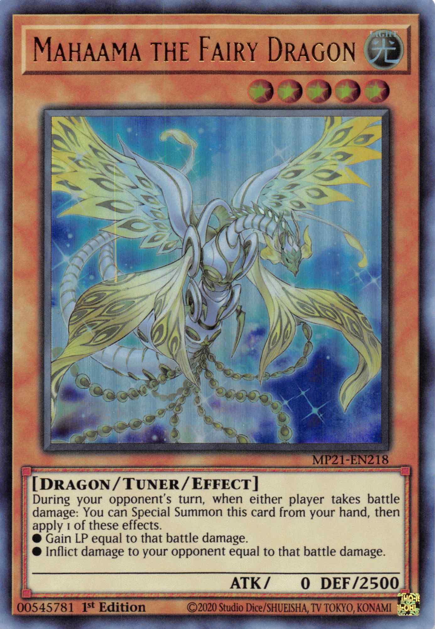 Mahaama the Fairy Dragon [MP21-EN218] Ultra Rare | Pegasus Games WI