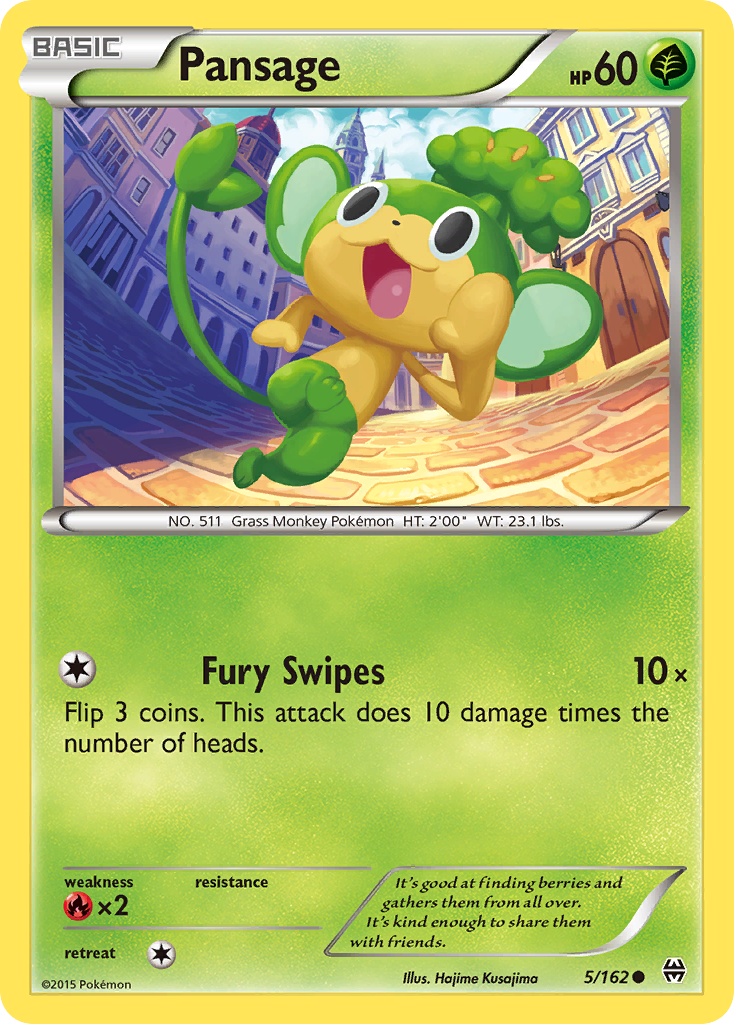 Pansage (5/162) [XY: BREAKthrough] | Pegasus Games WI