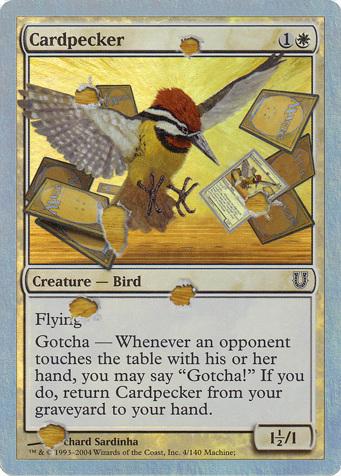 Cardpecker (Alternate Foil) [Unhinged] | Pegasus Games WI