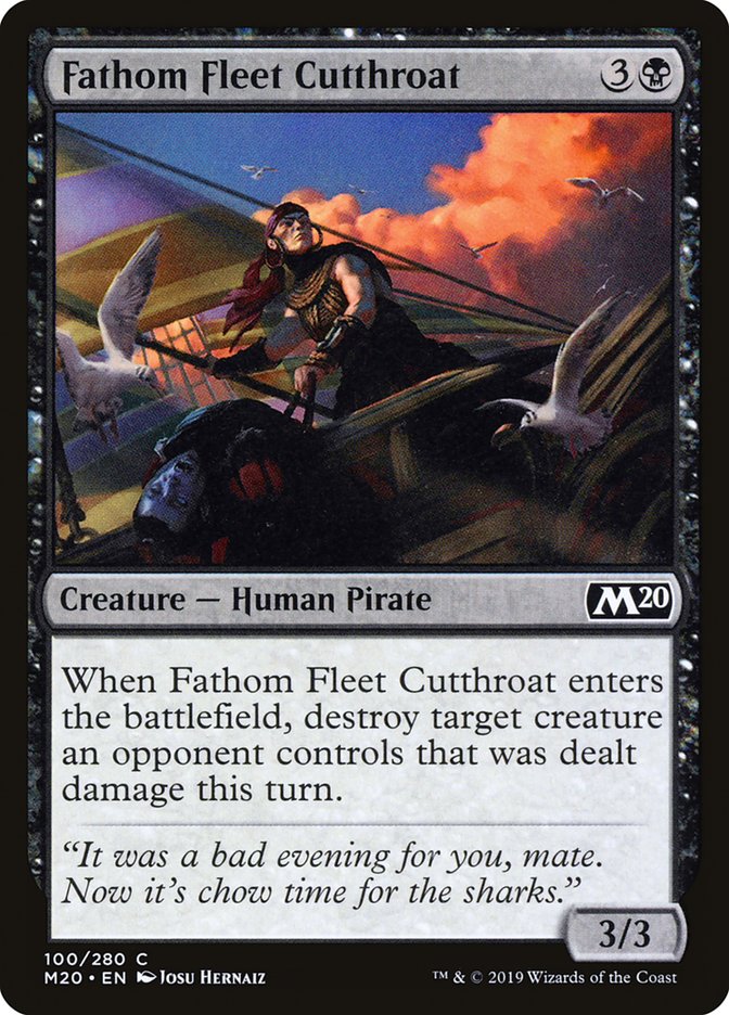 Fathom Fleet Cutthroat [Core Set 2020] | Pegasus Games WI