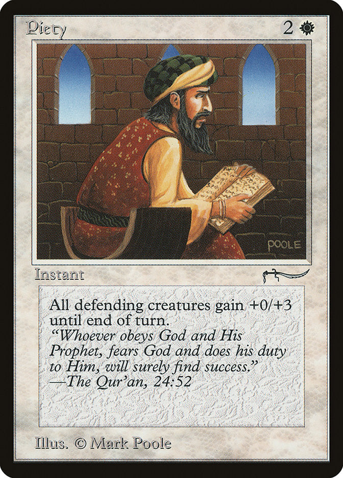 Piety (Light Mana Cost) [Arabian Nights] | Pegasus Games WI