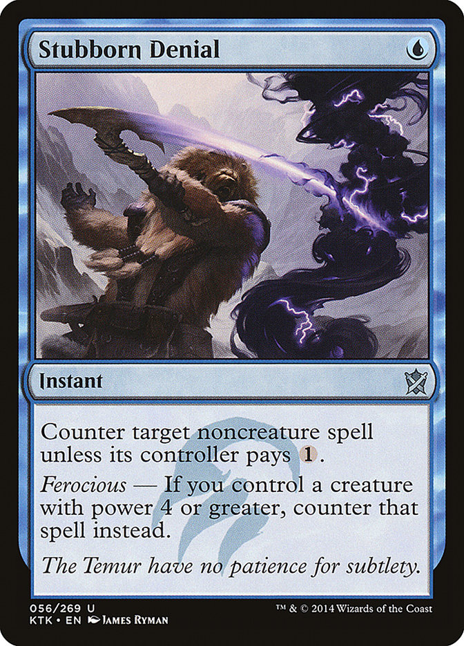 Stubborn Denial [Khans of Tarkir] | Pegasus Games WI