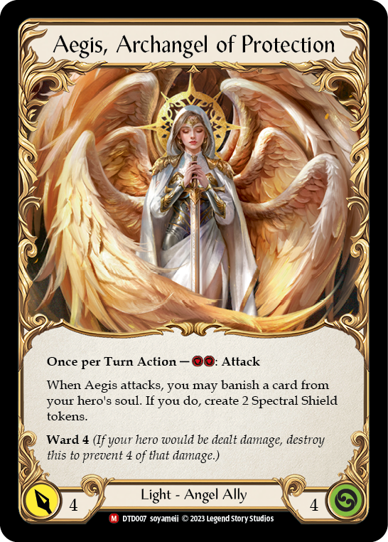 Figment of Protection // Aegis, Archangel of Protection [DTD007] (Dusk Till Dawn) | Pegasus Games WI