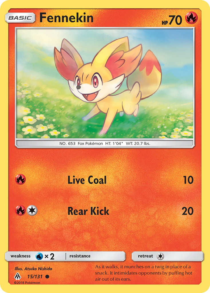 Fennekin (15/131) [Sun & Moon: Forbidden Light] | Pegasus Games WI