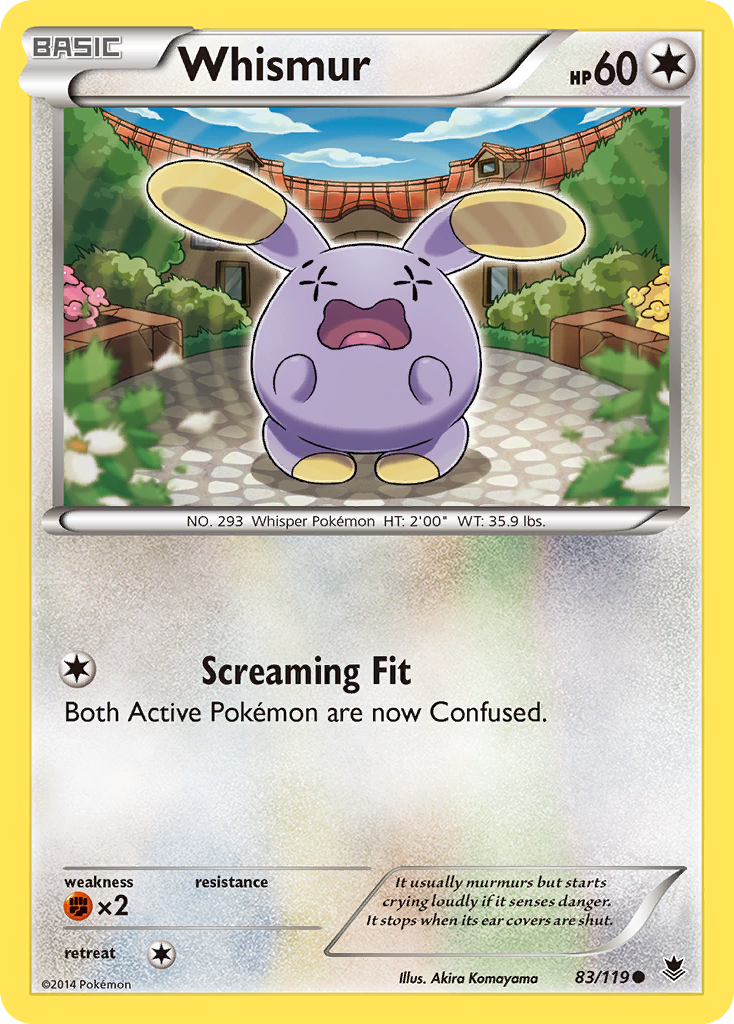 Whismur (83/119) [XY: Phantom Forces] | Pegasus Games WI