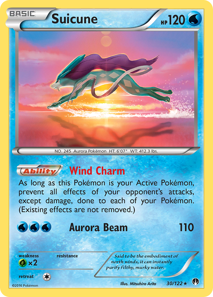 Suicune (30/122) [XY: BREAKpoint] | Pegasus Games WI