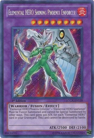 Elemental HERO Shining Phoenix Enforcer [LCGX-EN139] Secret Rare | Pegasus Games WI