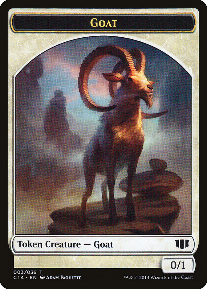 Wurm (032/036) // Goat Double-Sided Token [Commander 2014 Tokens] | Pegasus Games WI