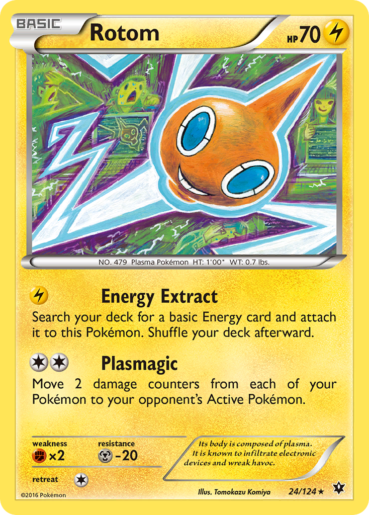 Rotom (24/124) [XY: Fates Collide] | Pegasus Games WI