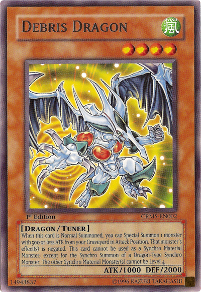 Debris Dragon [CRMS-EN002] Rare | Pegasus Games WI