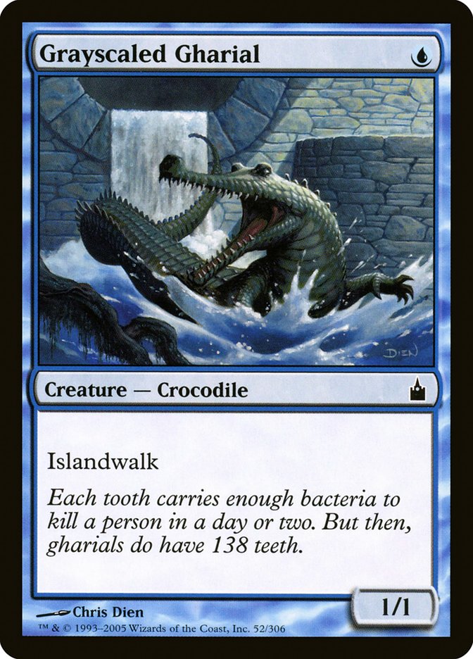 Grayscaled Gharial [Ravnica: City of Guilds] | Pegasus Games WI