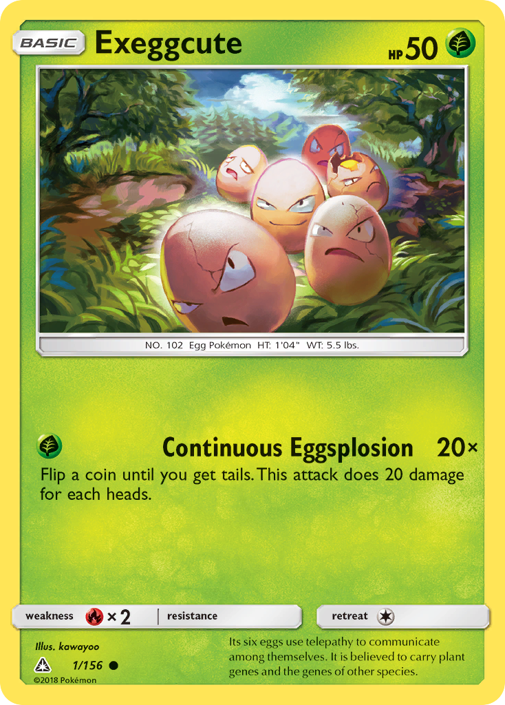 Exeggcute (1/156) [Sun & Moon: Ultra Prism] | Pegasus Games WI