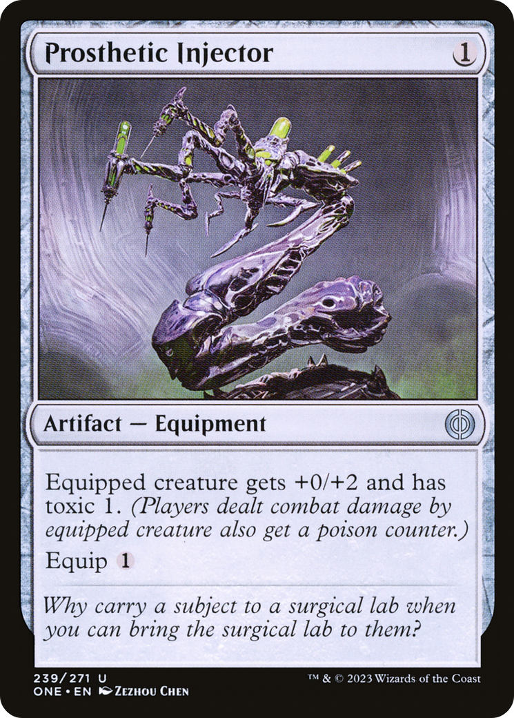 Prosthetic Injector [Phyrexia: All Will Be One] | Pegasus Games WI