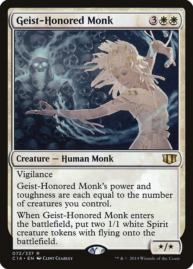 Geist-Honored Monk [Commander 2014] | Pegasus Games WI