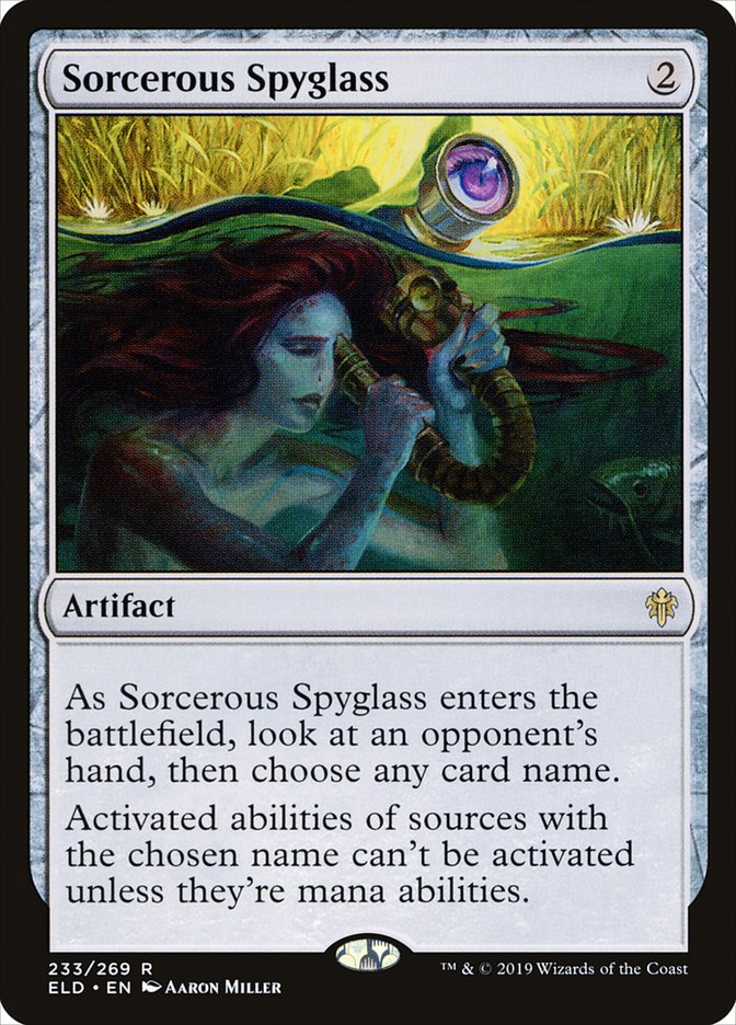 Sorcerous Spyglass [Throne of Eldraine] | Pegasus Games WI