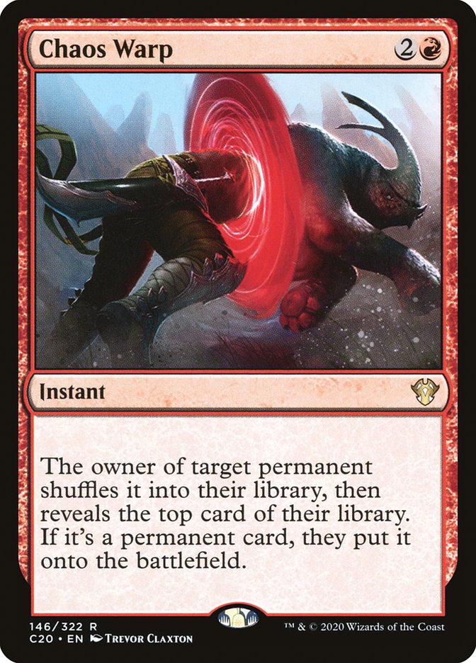 Chaos Warp [Commander 2020] | Pegasus Games WI