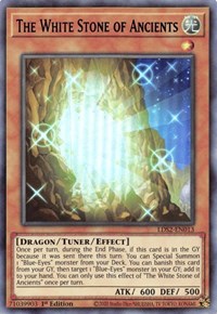 The White Stone of Ancients (Blue) [LDS2-EN013] Ultra Rare | Pegasus Games WI