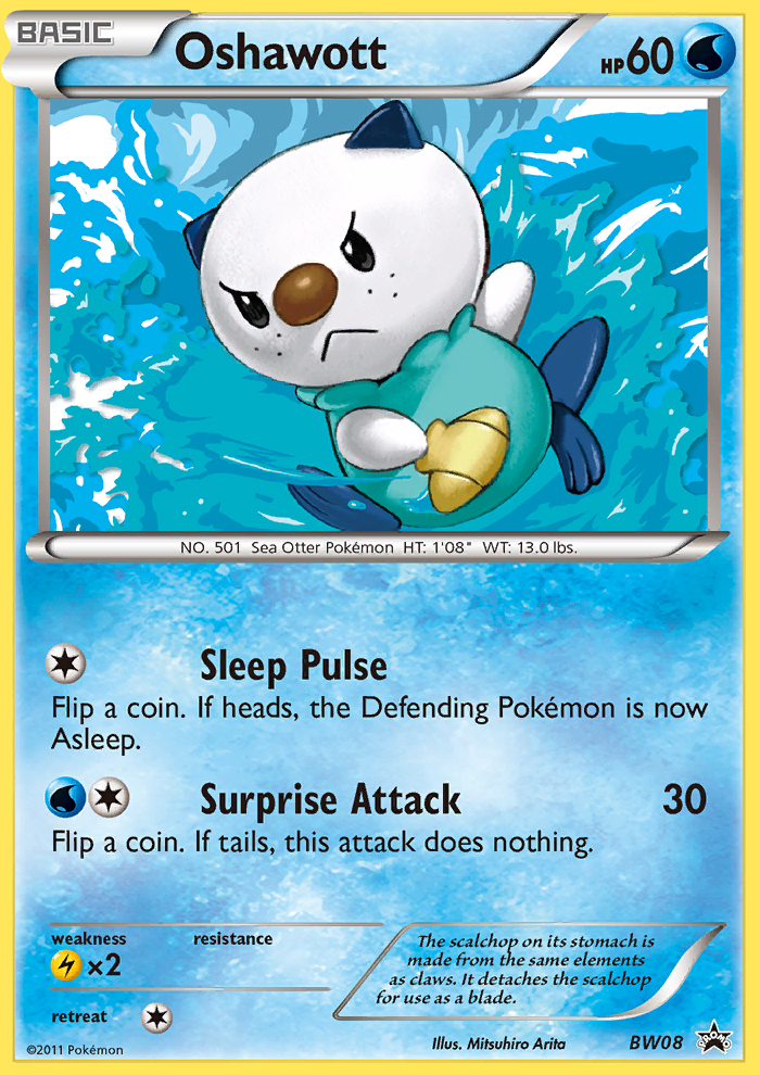 Oshawott (BW08) [Black & White: Black Star Promos] | Pegasus Games WI