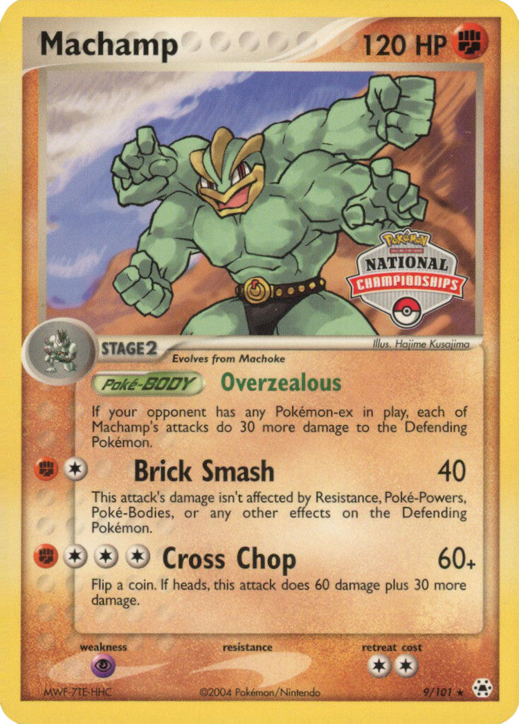 Machamp (9/101) (National Championships Promo) [EX: Hidden Legends] | Pegasus Games WI