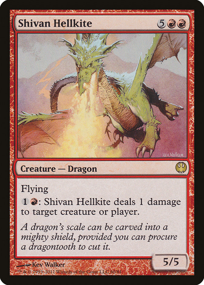 Shivan Hellkite [Duel Decks: Knights vs. Dragons] | Pegasus Games WI