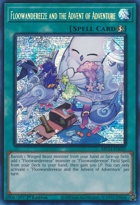 Floowandereeze and the Advent of Adventure [MP23-EN032] Prismatic Secret Rare | Pegasus Games WI