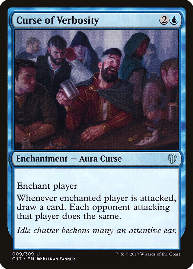 Curse of Verbosity [Commander 2017] | Pegasus Games WI