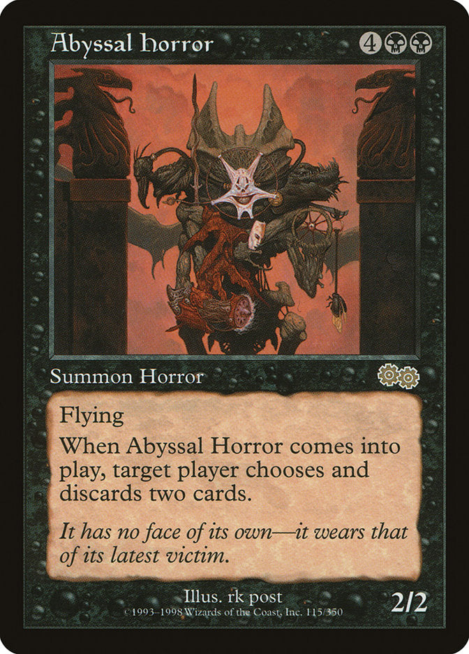 Abyssal Horror [Urza's Saga] | Pegasus Games WI
