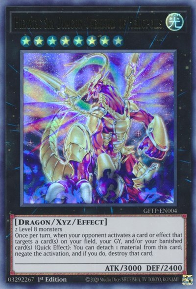 Hieratic Sky Dragon Overlord of Heliopolis [GFTP-EN004] Ultra rare | Pegasus Games WI