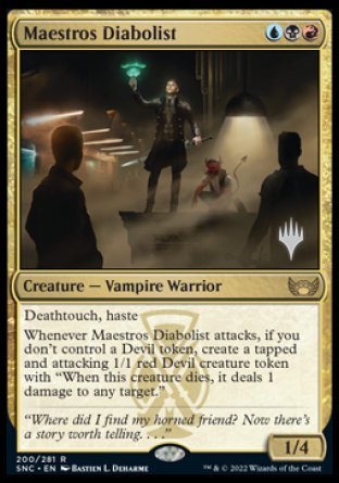 Maestros Diabolist (Promo Pack) [Streets of New Capenna Promos] | Pegasus Games WI