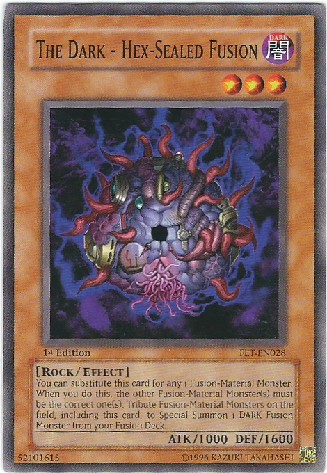 The Dark - Hex-Sealed Fusion [FET-EN028] Common | Pegasus Games WI