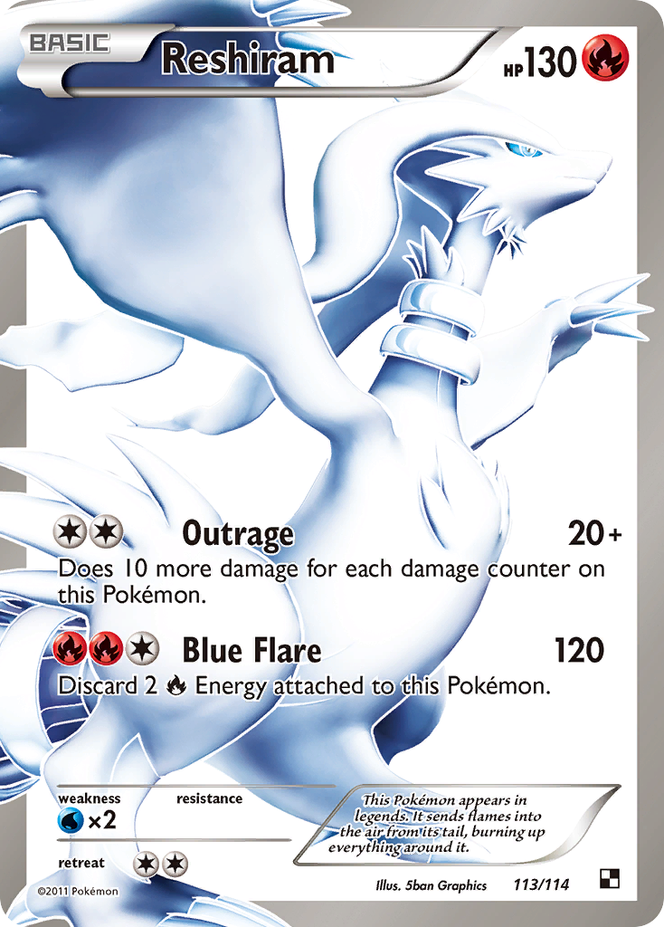 Reshiram (113/114) [Black & White: Base Set] | Pegasus Games WI