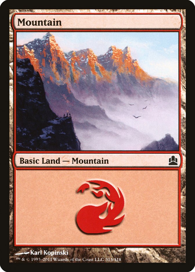 Mountain (313) [Commander 2011] | Pegasus Games WI