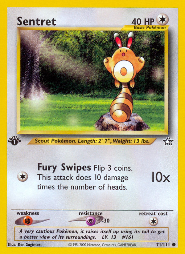 Sentret (71/111) [Neo Genesis 1st Edition] | Pegasus Games WI