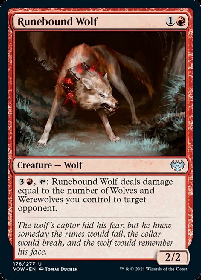 Runebound Wolf [Innistrad: Crimson Vow] | Pegasus Games WI