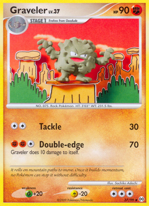 Graveler (37/99) [Platinum: Arceus] | Pegasus Games WI