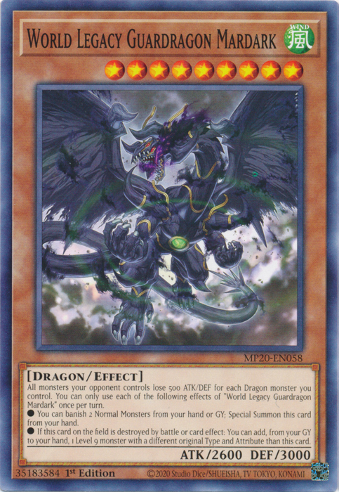 World Legacy Guardragon Mardark [MP20-EN058] Common | Pegasus Games WI