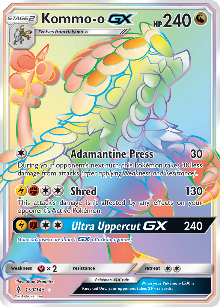 Kommo-o GX (159/145) [Sun & Moon: Guardians Rising] | Pegasus Games WI