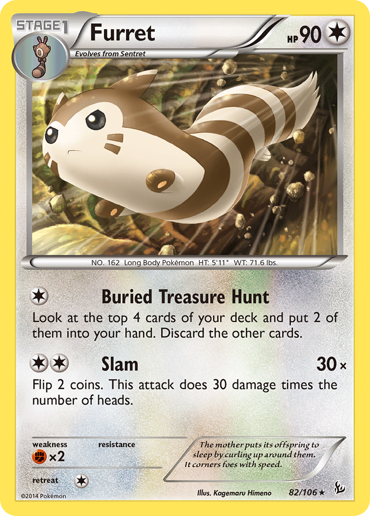 Furret (82/106) [XY: Flashfire] | Pegasus Games WI