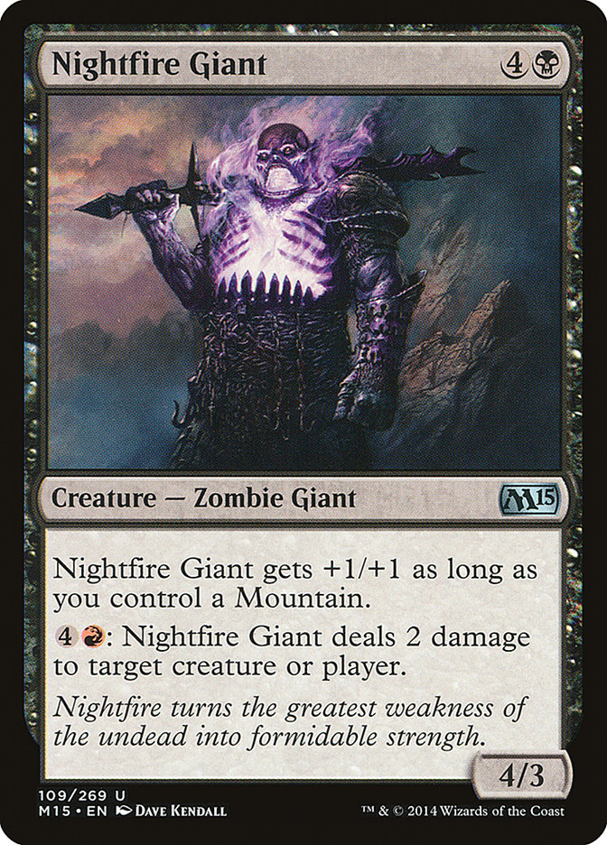 Nightfire Giant [Magic 2015] | Pegasus Games WI