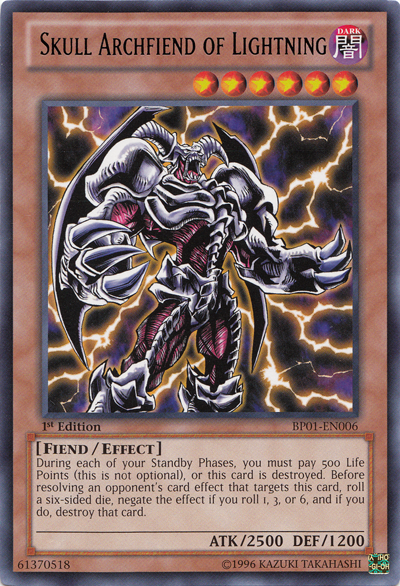 Skull Archfiend of Lightning [BP01-EN006] Rare | Pegasus Games WI